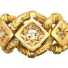 Victorian 18ct Gold Triple Knot Ring Set With Three Diamonds 1 Victorian 18ct Gold Triple Knot Ring Set With Three Diamonds -Antique Jewellery Company 67020845 dsc07514 scaled 1