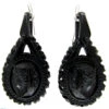 Large Victorian Jet Earrings -Antique Jewellery Company 6a2