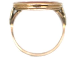 Georgian 9ct Gold & Carnelian Carved Intaglio Ring Of A Coat Of Arms -Antique Jewellery Company 6a4a4648 dsc02171 scaled 1