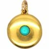 Edwardian 15ct Gold Round Locket Set With Turquoise Representing Forget Me Not -Antique Jewellery Company 6b450f58 dsc05227 scaled 1