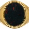 Edwardian 18ct Gold Signet Ring Set With A Plain Bloodstone -Antique Jewellery Company 6c07d2a2 dsc00383 scaled 1
