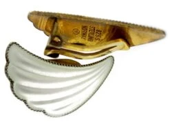 White Enamel Silver Gilt Earrings -Antique Jewellery Company 6c1270491802 855