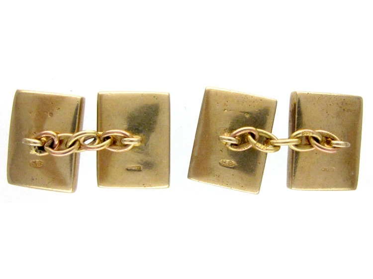 Carved Amethyst Gold Cufflinks 5 Carved Amethyst Gold Cufflinks - Image 3