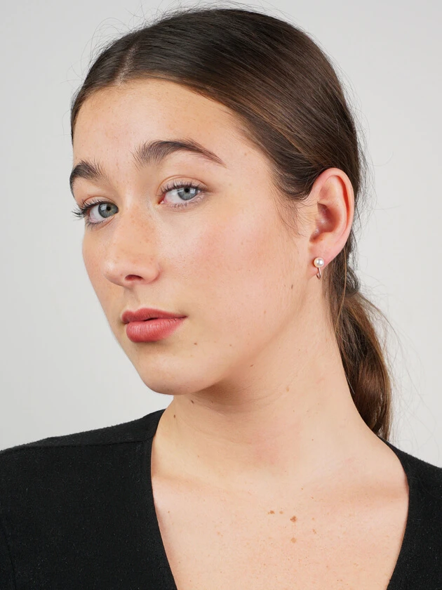 Pearl Screw On Earrings By Birks Of Canada 4 Pearl Screw On Earrings By Birks Of Canada - Image 2