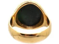 Victorian 18ct Engraved Gold Signet Ring Set With A Plain Bloodstone 12 Victorian 18ct Engraved Gold Signet Ring Set With A Plain Bloodstone -Antique Jewellery Company 6e6125ab dsc08053 scaled 1