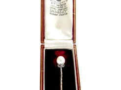 Natural Pearl Diamond & Ruby Tie Pin In Original Case 12 Natural Pearl Diamond & Ruby Tie Pin In Original Case -Antique Jewellery Company 6f1347913240 689