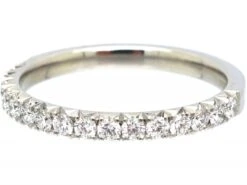 Platinum & Diamond Half Eternity Ring 7 Platinum & Diamond Half Eternity Ring -Antique Jewellery Company 7040cbda dsc00292 scaled 1