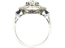 French Art Deco Platinum Octagonal Shaped Diamond Ring 10 French Art Deco Platinum Octagonal Shaped Diamond Ring -Antique Jewellery Company 71379565 dsc08214 scaled 1