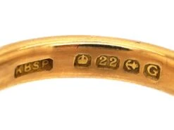 22ct Gold Wedding Ring Assayed In 1931 -Antique Jewellery Company 727fed7d dsc08054 scaled 1