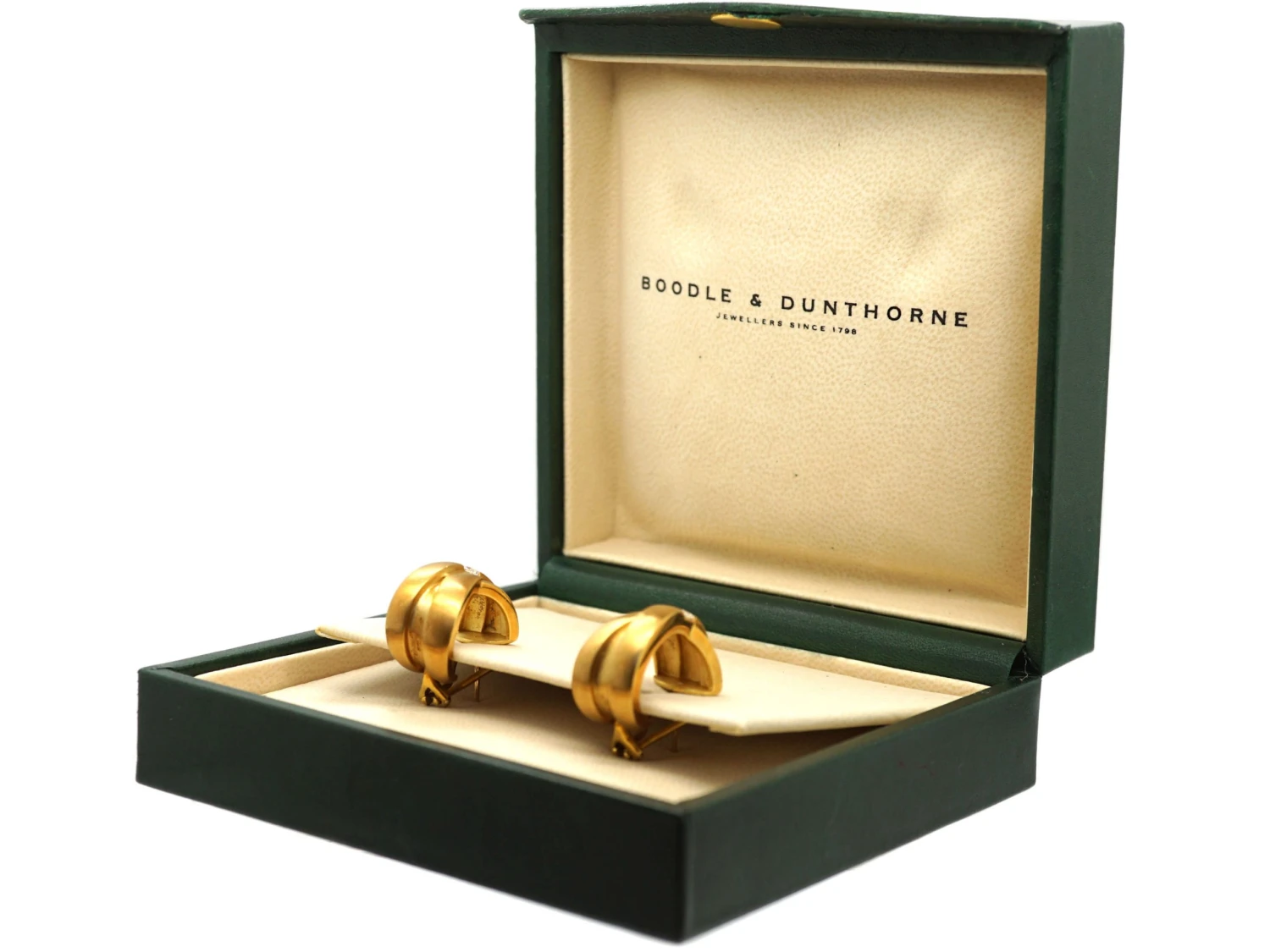 18ct Gold & Diamond Kit & Kaboodle Hoop Earrings In Original Case By Boodles 4 18ct Gold & Diamond Kit & Kaboodle Hoop Earrings In Original Case By Boodles - Image 2