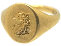 Edwardian 18ct Gold Signet Ring With Griffin Intaglio 17 Edwardian 18ct Gold Signet Ring With Griffin Intaglio -Antique Jewellery Company 76688a69 dsc05423 scaled 1