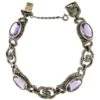 Silver, Marcasite & Amethyst Bracelet 1 Silver, Marcasite & Amethyst Bracelet -Antique Jewellery Company 76a1367191002 645