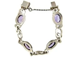 Silver, Marcasite & Amethyst Bracelet -Antique Jewellery Company 76b1367191002 322