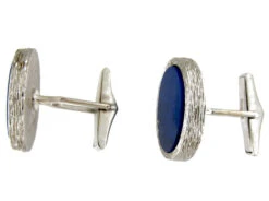 18ct White Gold & Lapis Cufflinks By Kutchinksy -Antique Jewellery Company 76c1349115349 211
