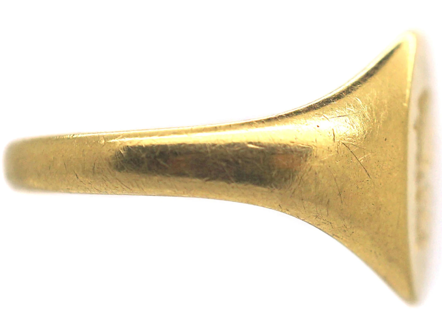 Edwardian 18ct Gold Signet Ring With Griffin Intaglio 7 Edwardian 18ct Gold Signet Ring With Griffin Intaglio - Image 5