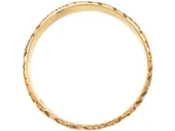 Victorian 9ct Gold Wedding Band With Incised Flower Decoration 9 Victorian 9ct Gold Wedding Band With Incised Flower Decoration -Antique Jewellery Company 78784f7c dsc02247 scaled 1