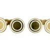 14ct Gold & White Enamel Cufflinks