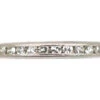 18ct White Gold Tramline Set Diamond Eternity Ring