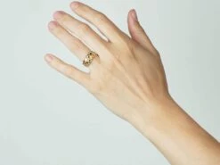 Edwardian 9ct Gold Keeper Ring With Hearts Motif 11 Edwardian 9ct Gold Keeper Ring With Hearts Motif -Antique Jewellery Company 7a2e1e05 nsf09848 scaled 1