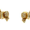 18ct Gold Diamond Bow Earrings 2 18ct Gold Diamond Bow Earrings -Antique Jewellery Company 7b1331222531 21