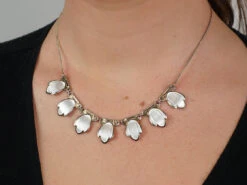 Art Deco Norwegian Silver Gilt & White Enamel Necklace By Andresen & Scheinpflug -Antique Jewellery Company 7b508bcd nsf05389