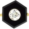 Art Deco 18ct Gold, Onyx & Diamond Hexagonal Ring 1 Art Deco 18ct Gold, Onyx & Diamond Hexagonal Ring -Antique Jewellery Company 7e6580f3 antique art deco diamond onyx 18ct gold ring1 scaled 1
