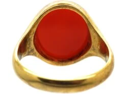 Victorian 15ct Gold Signet Ring Set With A Carnelian By Charles Green -Antique Jewellery Company 7edd4b3c dsc00684 scaled 1