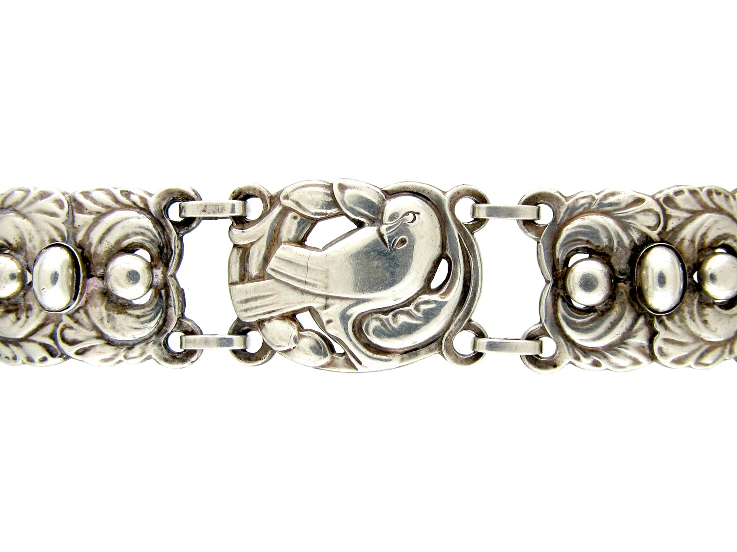 Silver Bracelet Attributed To A Georg Jensen Design 3 Silver Bracelet Attributed To A Georg Jensen Design