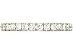 Platinum & Diamond Half Eternity Ring