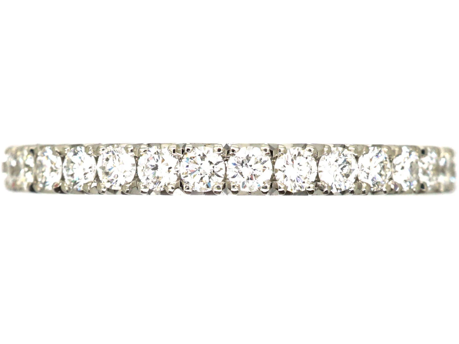 Platinum & Diamond Half Eternity Ring 3 Platinum & Diamond Half Eternity Ring