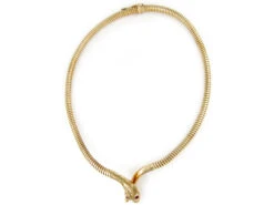 Gold Snake Necklace 11 Gold Snake Necklace -Antique Jewellery Company 84d