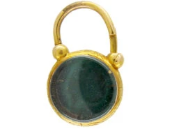 18ct Gold & Malachite Padlock Locket 11 18ct Gold & Malachite Padlock Locket -Antique Jewellery Company 85c1