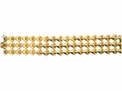 1970s 18ct Gold Wide Articulated Bracelet 8 1970s 18ct Gold Wide Articulated Bracelet -Antique Jewellery Company 87568424 dsc07809 scaled 1