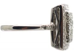 Retro Platinum & Diamond Rectangular Shaped Ring -Antique Jewellery Company 87b7101f dsc04856 scaled 1