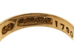 Victorian 18ct Gold Triple Knot Ring Set With Three Diamonds -Antique Jewellery Company 87d2bf33 dsc07552 scaled 1