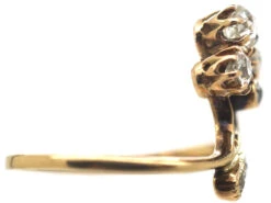 Art Nouveau 18ct Gold & Diamond Flower Spray Ring 10 Art Nouveau 18ct Gold & Diamond Flower Spray Ring -Antique Jewellery Company 89e35ee5 dsc06977 scaled 1