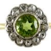 Peridot & Diamond Cluster Ring 2 Peridot & Diamond Cluster Ring -Antique Jewellery Company 8a1306602020 209