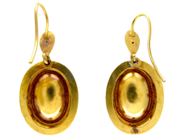 Victorian 15ct Gold Drop Earrings 4 Victorian 15ct Gold Drop Earrings - Image 2