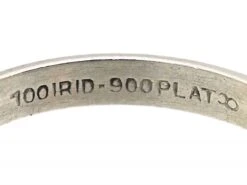 Art Deco Platinum Wedding Ring With Engraved Detail -Antique Jewellery Company 8ba1011e dsc07421 scaled 1