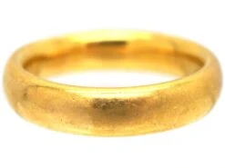 22ct Gold Wide Wedding Ring Assayed In 1925 11 22ct Gold Wide Wedding Ring Assayed In 1925 -Antique Jewellery Company 8bb76db1 dsc08092 scaled 1