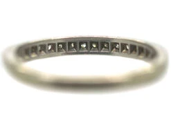 18ct White Gold Tramline Set Diamond Eternity Ring 14 18ct White Gold Tramline Set Diamond Eternity Ring -Antique Jewellery Company 8c00f916 dsc07873 scaled 1