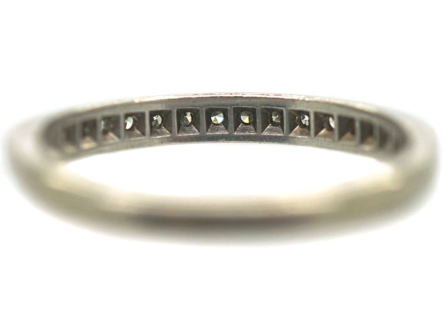 18ct White Gold Tramline Set Diamond Eternity Ring 7 18ct White Gold Tramline Set Diamond Eternity Ring - Image 5