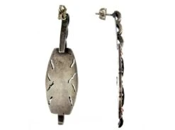 Art Deco Marcasite Silver Onyx & Coral Earrings 7 Art Deco Marcasite Silver Onyx & Coral Earrings -Antique Jewellery Company 8c1279629587 230