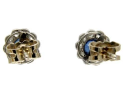 Ceylon Sapphire & Diamond Edwardian Cluster Earrings -Antique Jewellery Company 8c1332541863 644