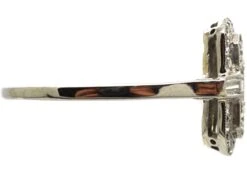 Art Deco Rectangular Shaped Ring With Round & Baguette Diamonds -Antique Jewellery Company 8c8cd001 dsc00917 scaled 1