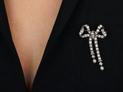 Edwardian Articulated Bow Brooch Set With Diamonds & Natural Pearls 13 Edwardian Articulated Bow Brooch Set With Diamonds & Natural Pearls -Antique Jewellery Company 8cdd6e50 nsf03208 scaled 1