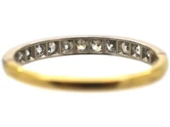 Art Deco 18ct Gold & Platinum, Half Eternity Ring 13 Art Deco 18ct Gold & Platinum, Half Eternity Ring -Antique Jewellery Company 8ef15e04 dsc00163 scaled 1