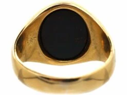 Edwardian 18ct Gold Signet Ring Set With A Plain Bloodstone 14 Edwardian 18ct Gold Signet Ring Set With A Plain Bloodstone -Antique Jewellery Company 91957c2f dsc00393 scaled 1