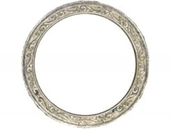 Art Deco Platinum & Diamond Eternity Ring With Incised Decoration On The Sides -Antique Jewellery Company 93a18a9c antique art deco platinum eternity ring scaled 1