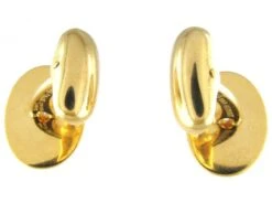 Two Colour Blue Enamel & Gold Oval Cufflinks 11 Two Colour Blue Enamel & Gold Oval Cufflinks -Antique Jewellery Company 95c1361129501 879